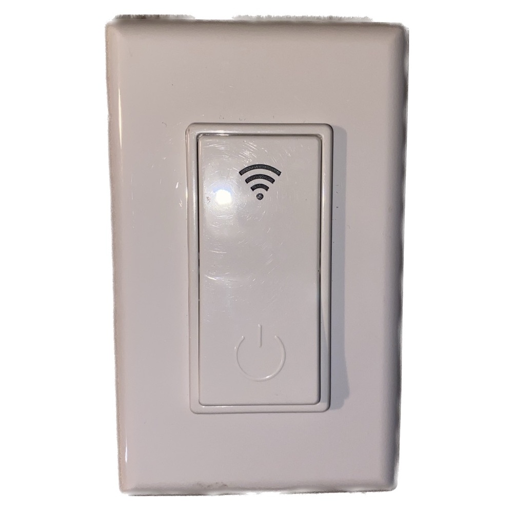 Jinvoo Smart WiFi Wall Light Switch WiFi Voice Control SM-SW202 2.4GHz AC120V